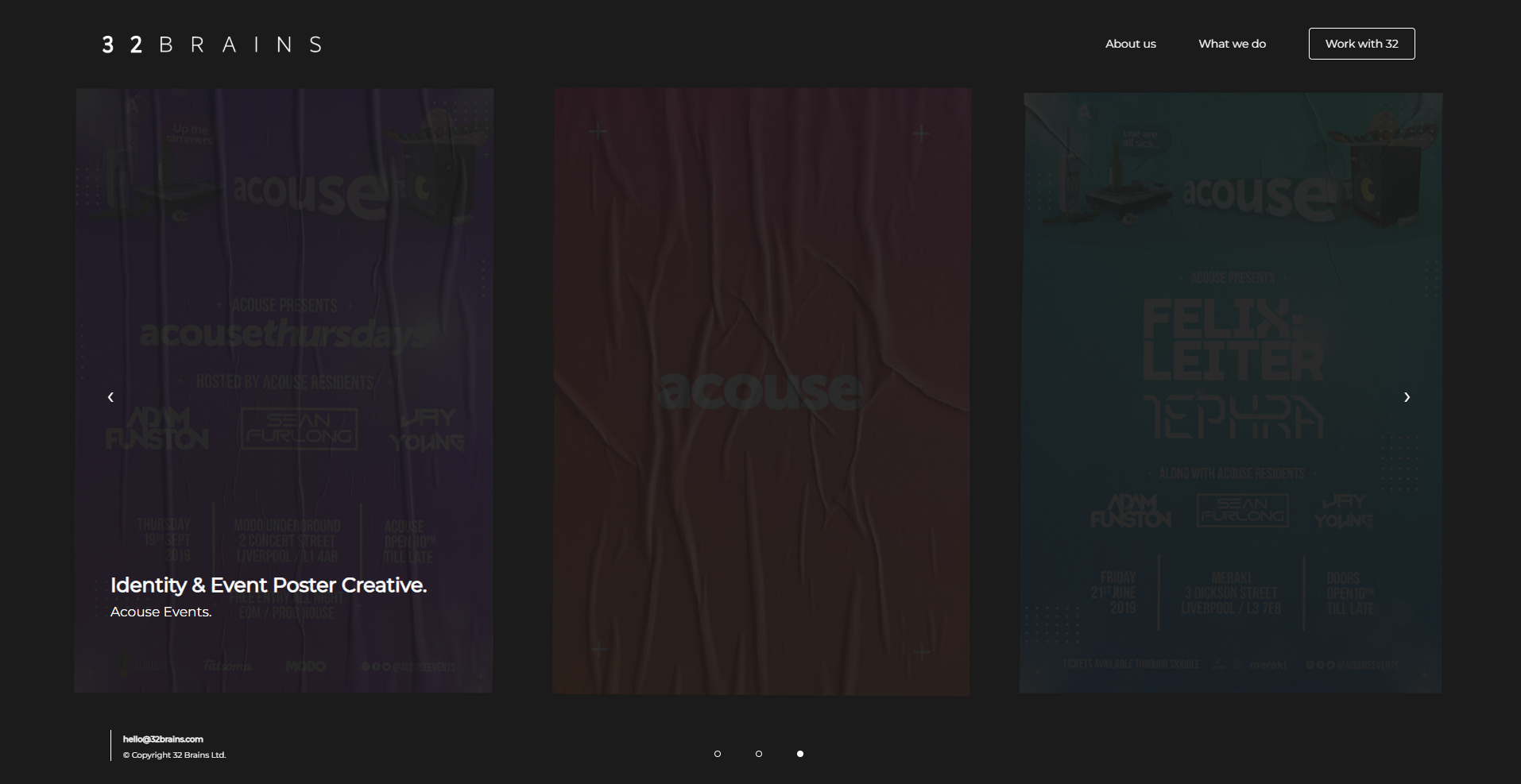 32BRAINS website screenshot